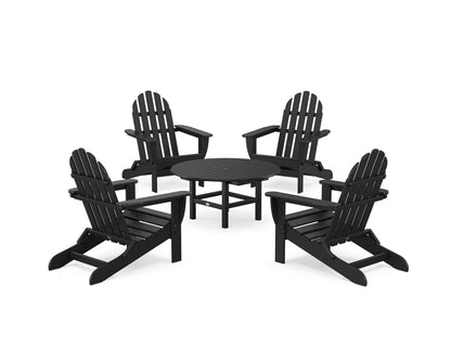 Classic Folding Adirondack 5-Piece Conversation Group