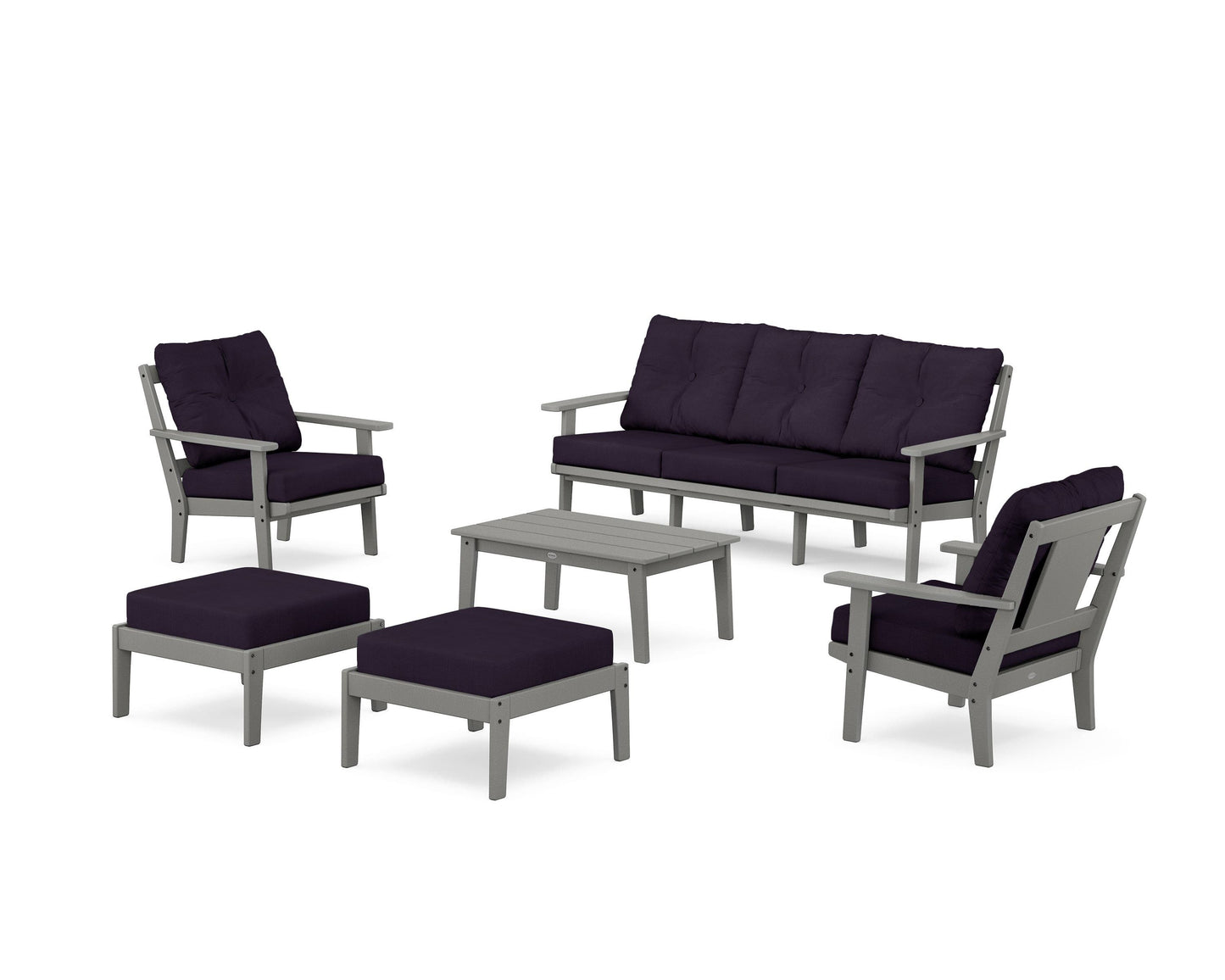 Prairie 6-Piece Lounge Sofa Set