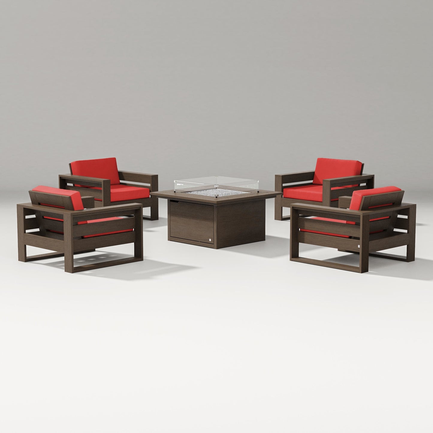 Latitude 5-Piece Lounge Fire Table Set