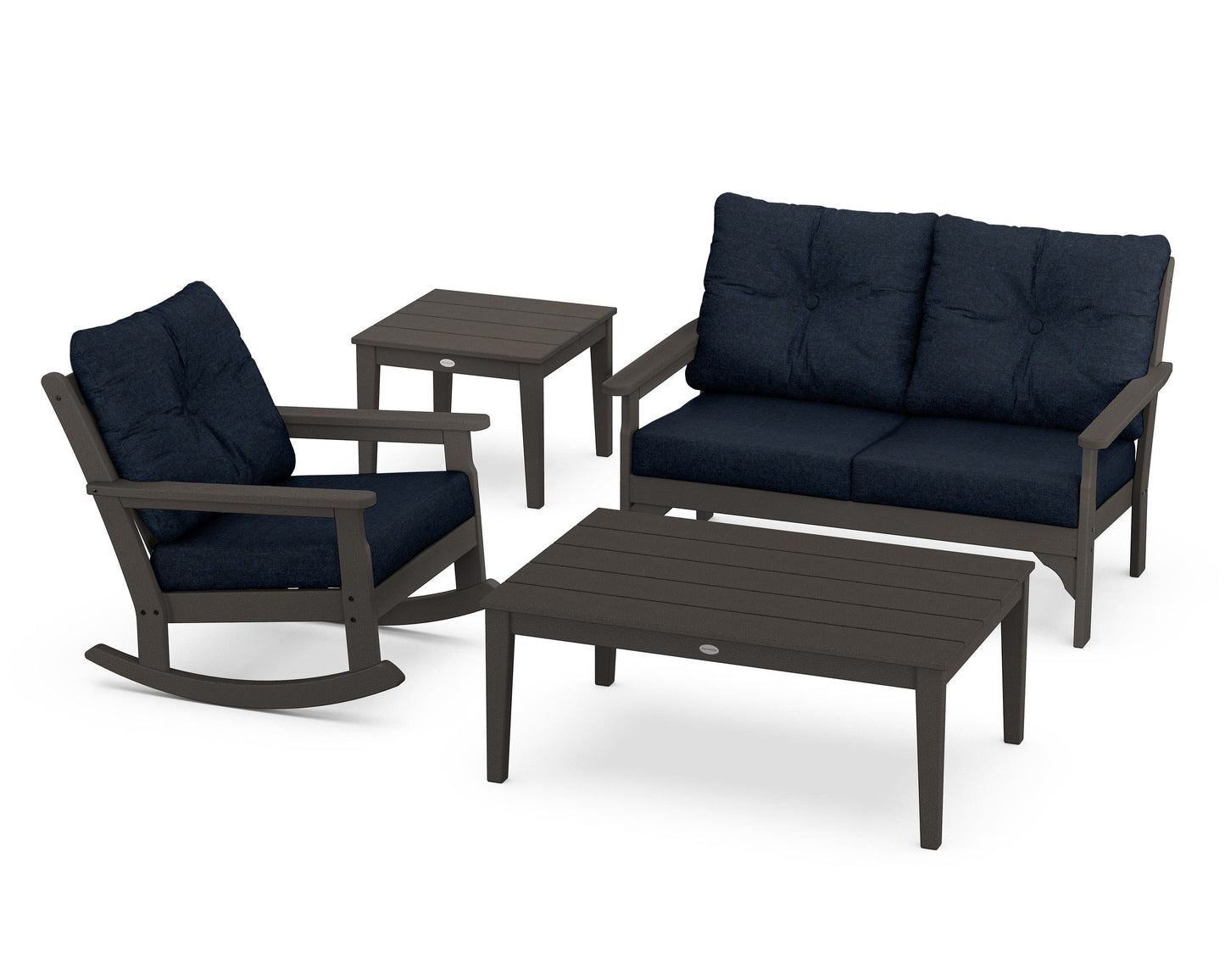 Vineyard 4-Piece Deep Seating Rocker Set