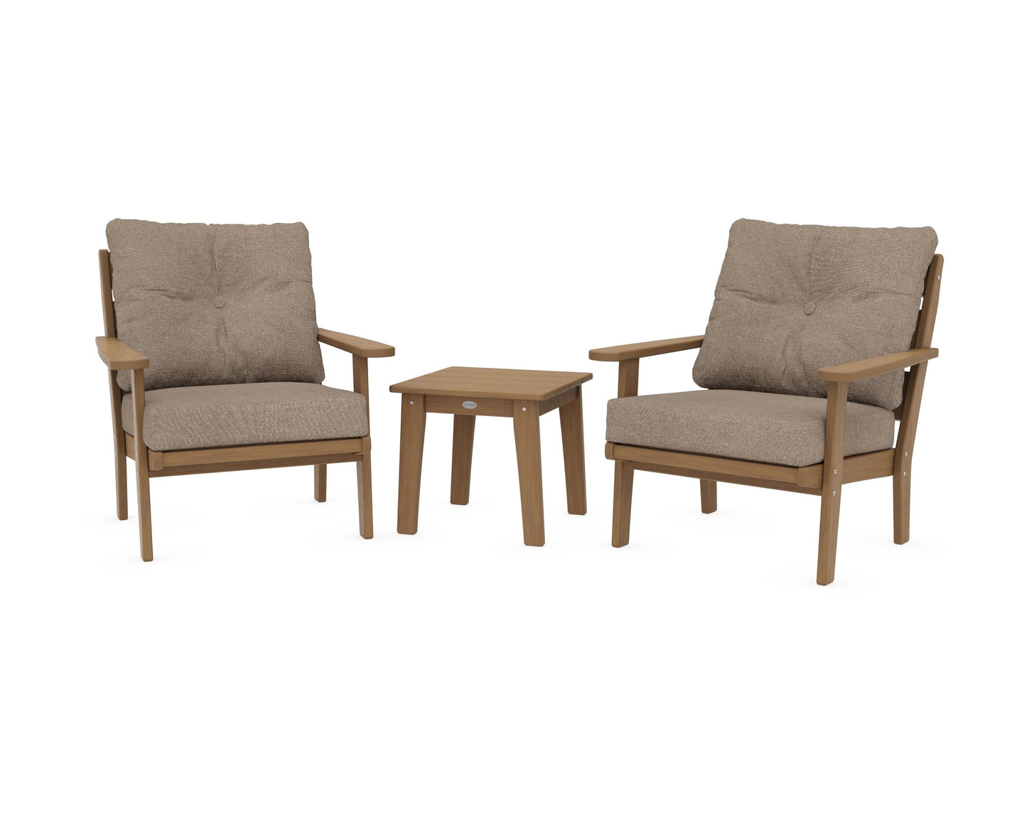 Lakeside 3-Piece Deep Seating Chair Set