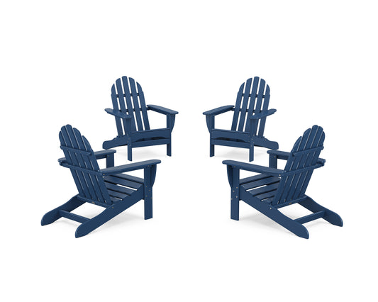 4-Piece Classic Adirondack Conversation Set