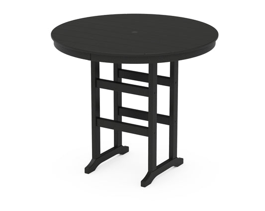 48" Round Farmhouse Bar Table