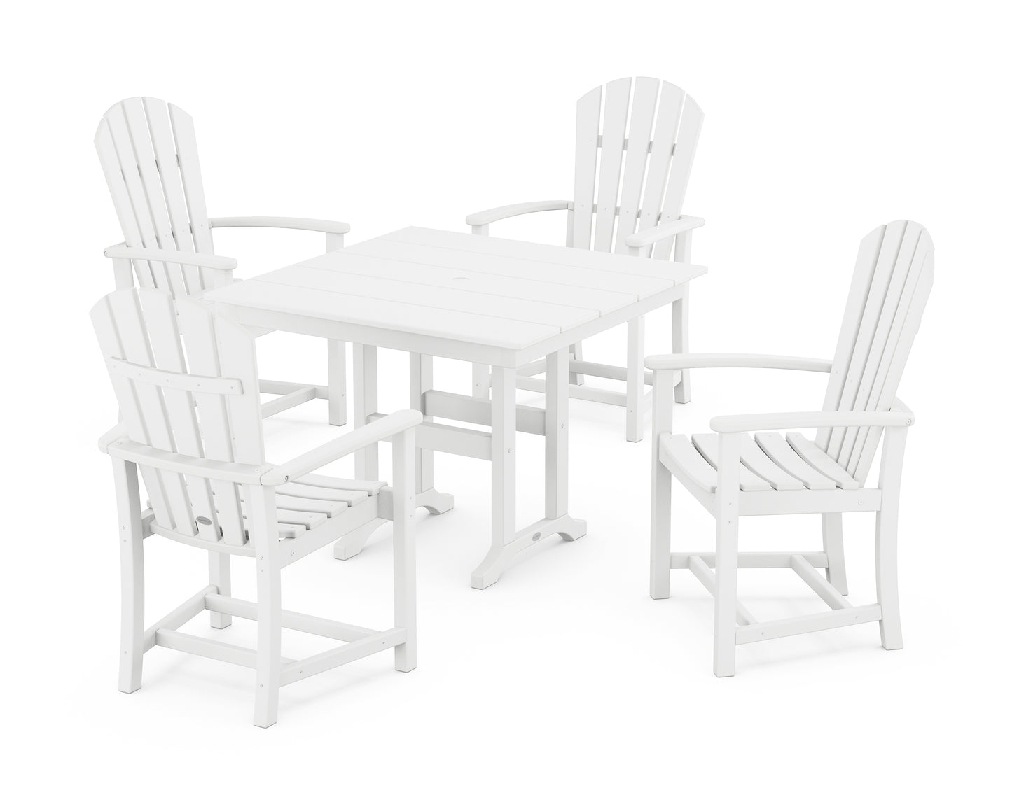 Palm Coast 5-Piece Farmhouse Dining Set