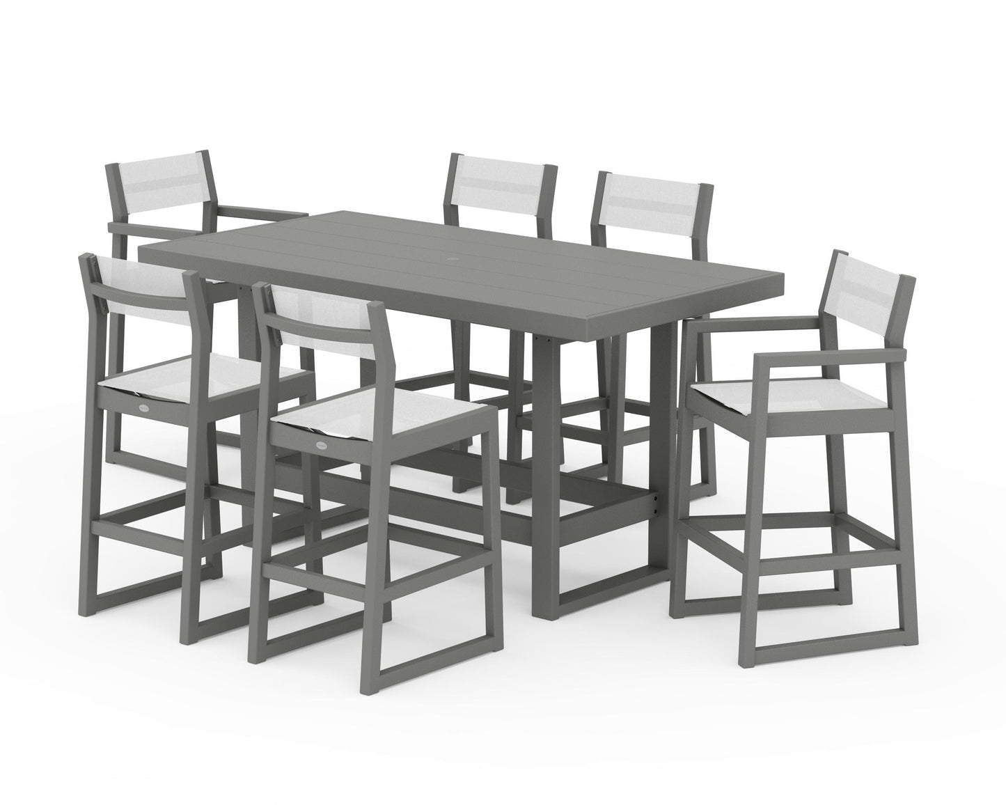 EDGE Sling 7-Piece Bar Table Set