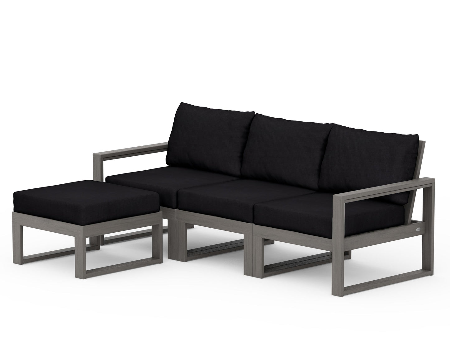 EDGE 4-Piece Modular Deep Seating Set with Ottoman