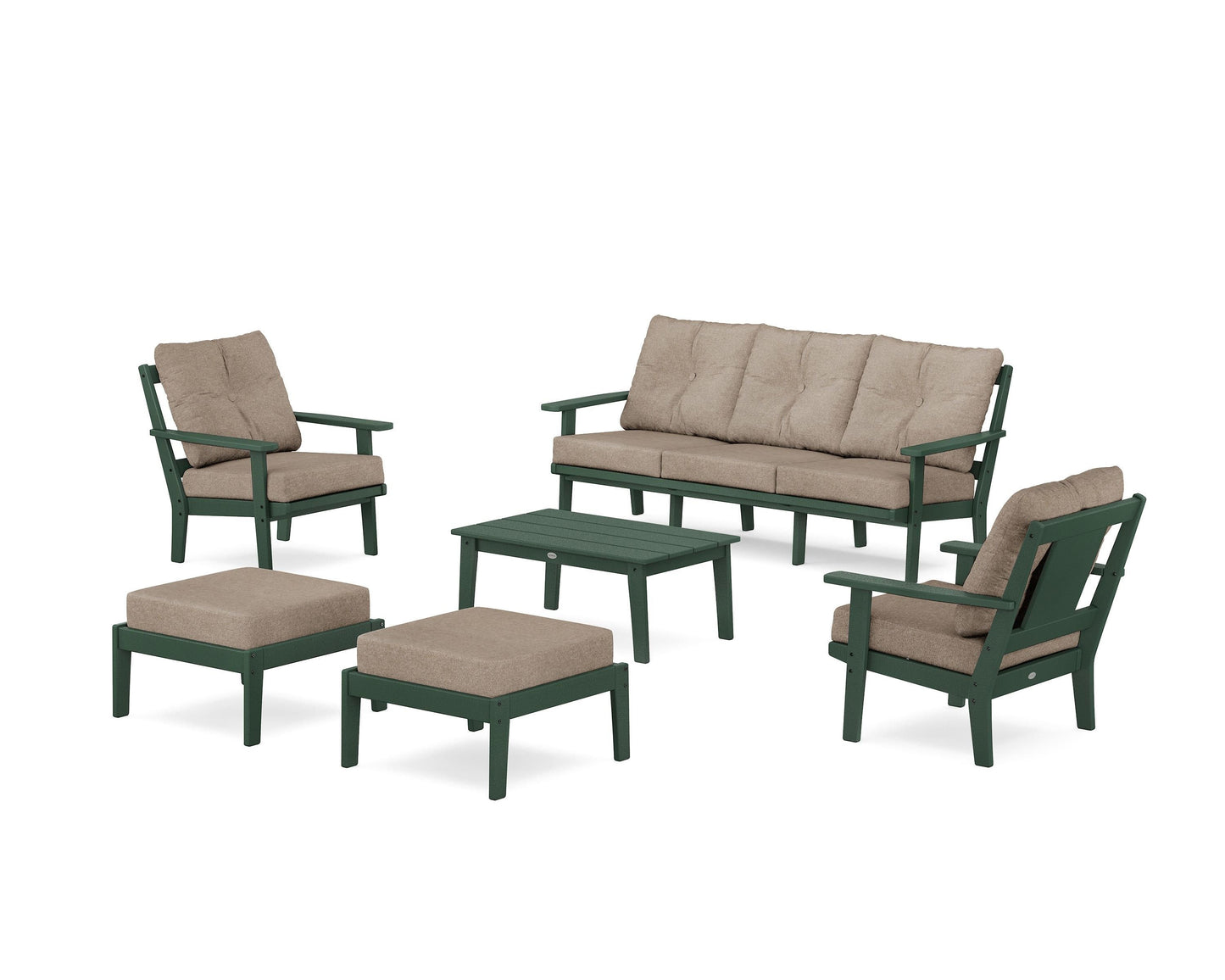 Prairie 6-Piece Lounge Sofa Set