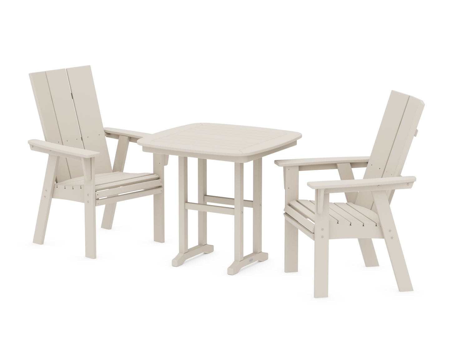 Modern Adirondack 3-Piece Dining Set