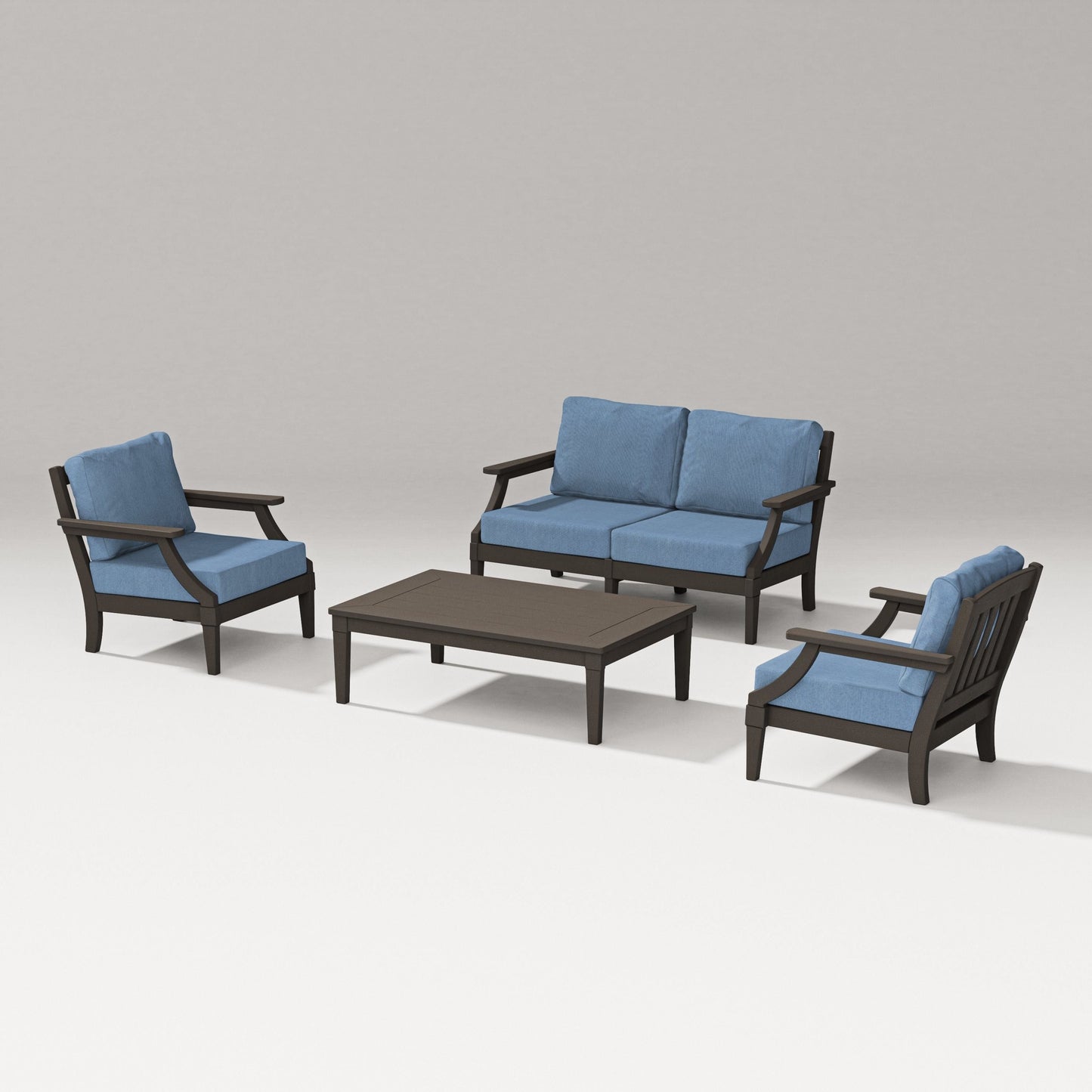Estate Lounge 4-Piece Loveseat Set