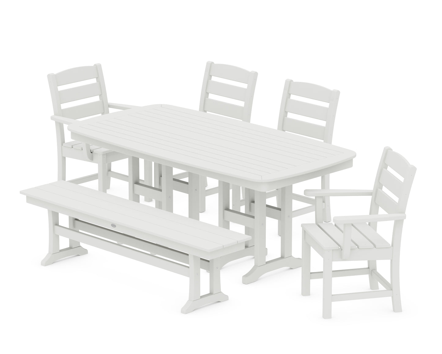 Lakeside 6-Piece Dining Set with Bench