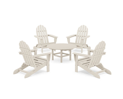 Classic Folding Adirondack 5-Piece Conversation Group