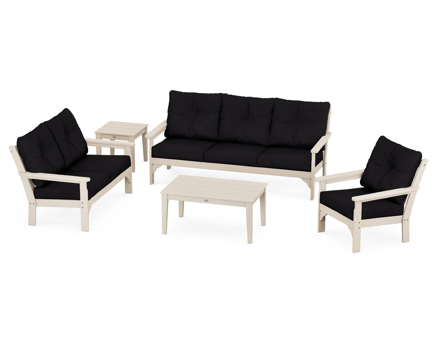 Vineyard 5 Piece Deep Seating Set