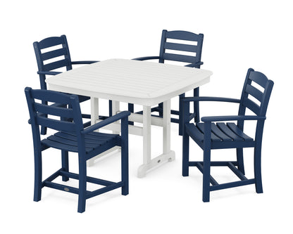 La Casa Caf‚ 5-Piece Dining Set with Trestle Legs