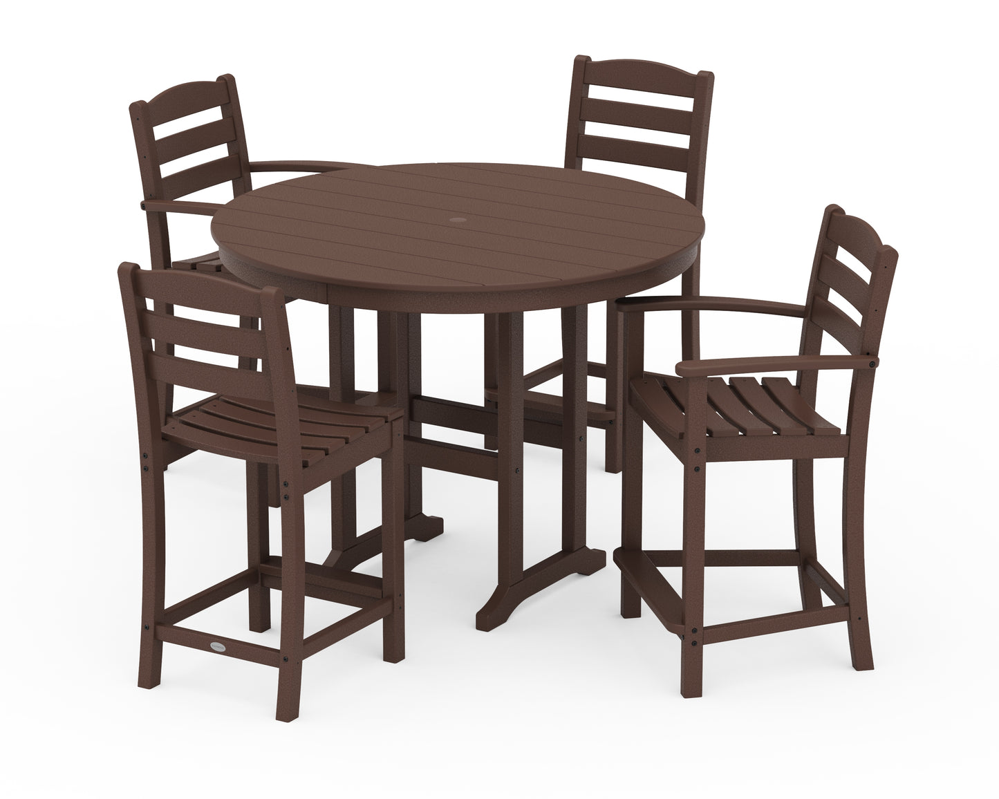La Casa CafÃ© 5-Piece Round Farmhouse Counter Dining Set