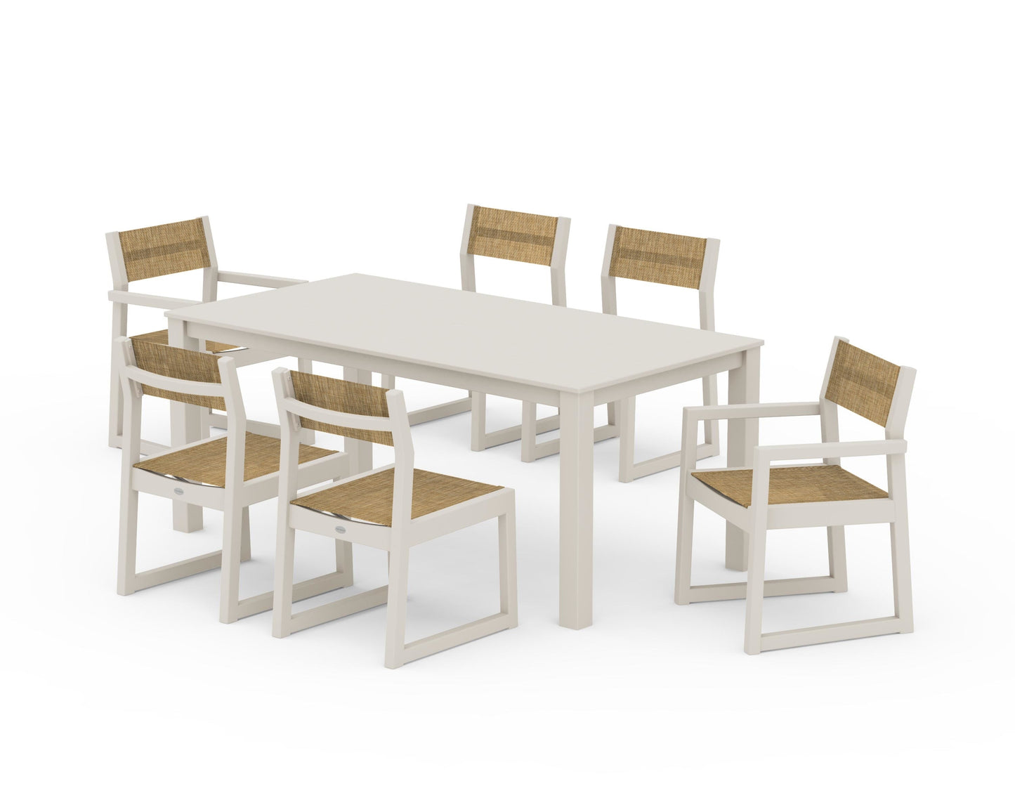 EDGE Sling 7-Piece Parsons Dining Set