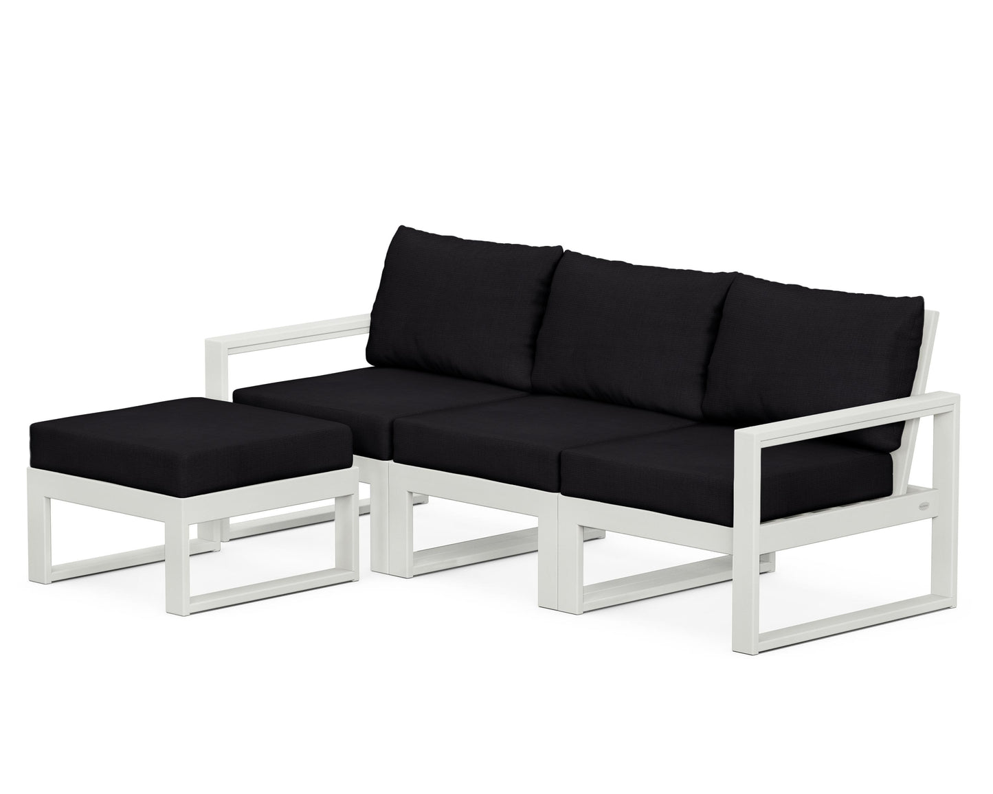 EDGE 4-Piece Modular Deep Seating Set with Ottoman