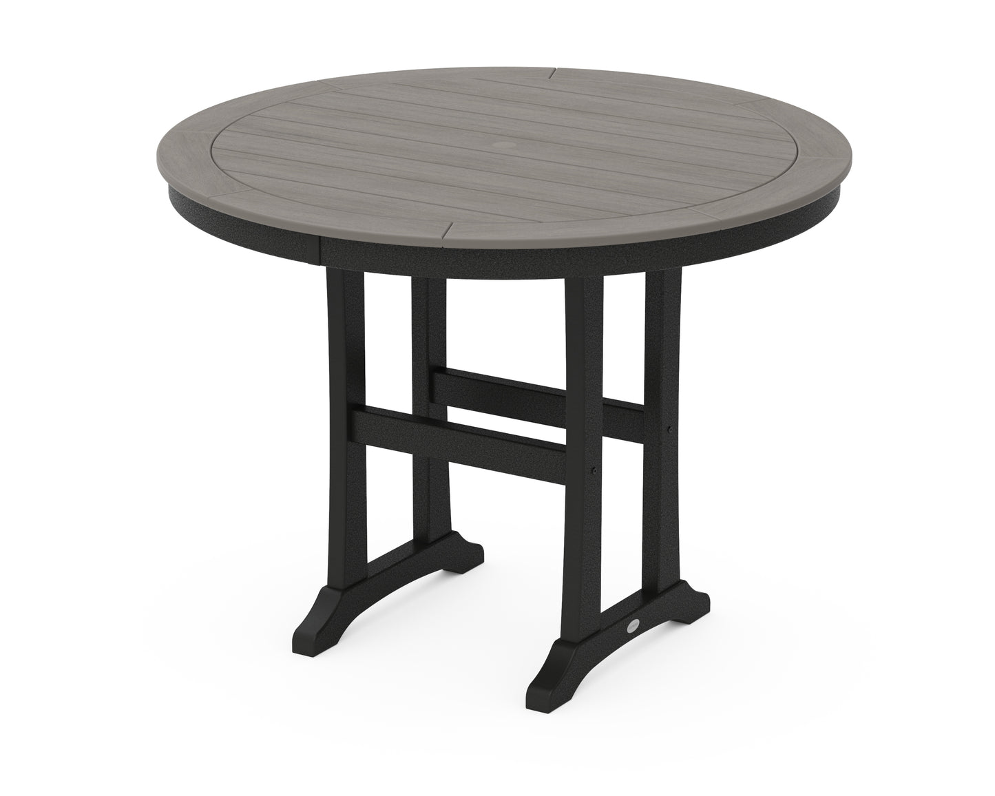 Nautical Trestle 48" Round Counter Table