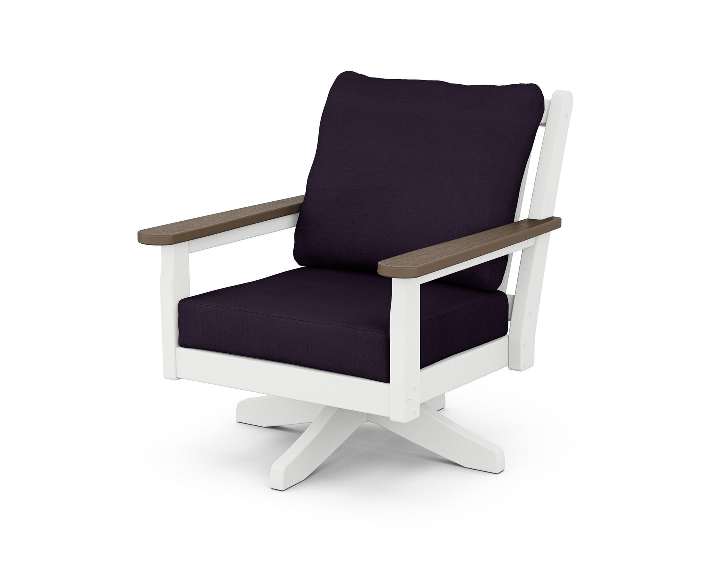Chippendale Deep Seating Swivel Chair