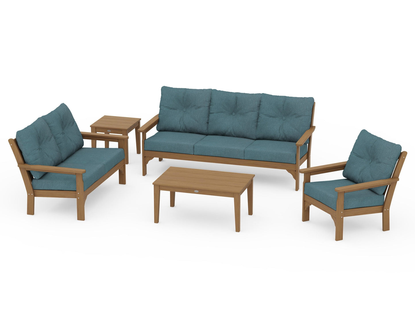 Vineyard 5 Piece Deep Seating Set
