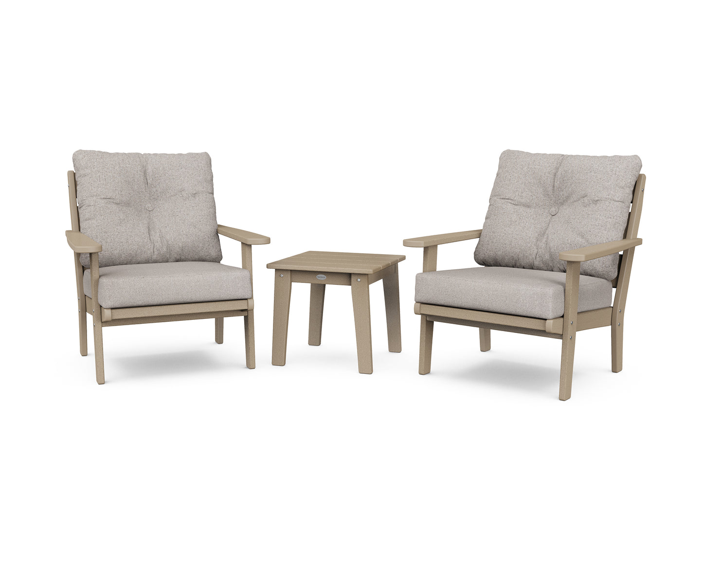 Lakeside 3-Piece Deep Seating Chair Set