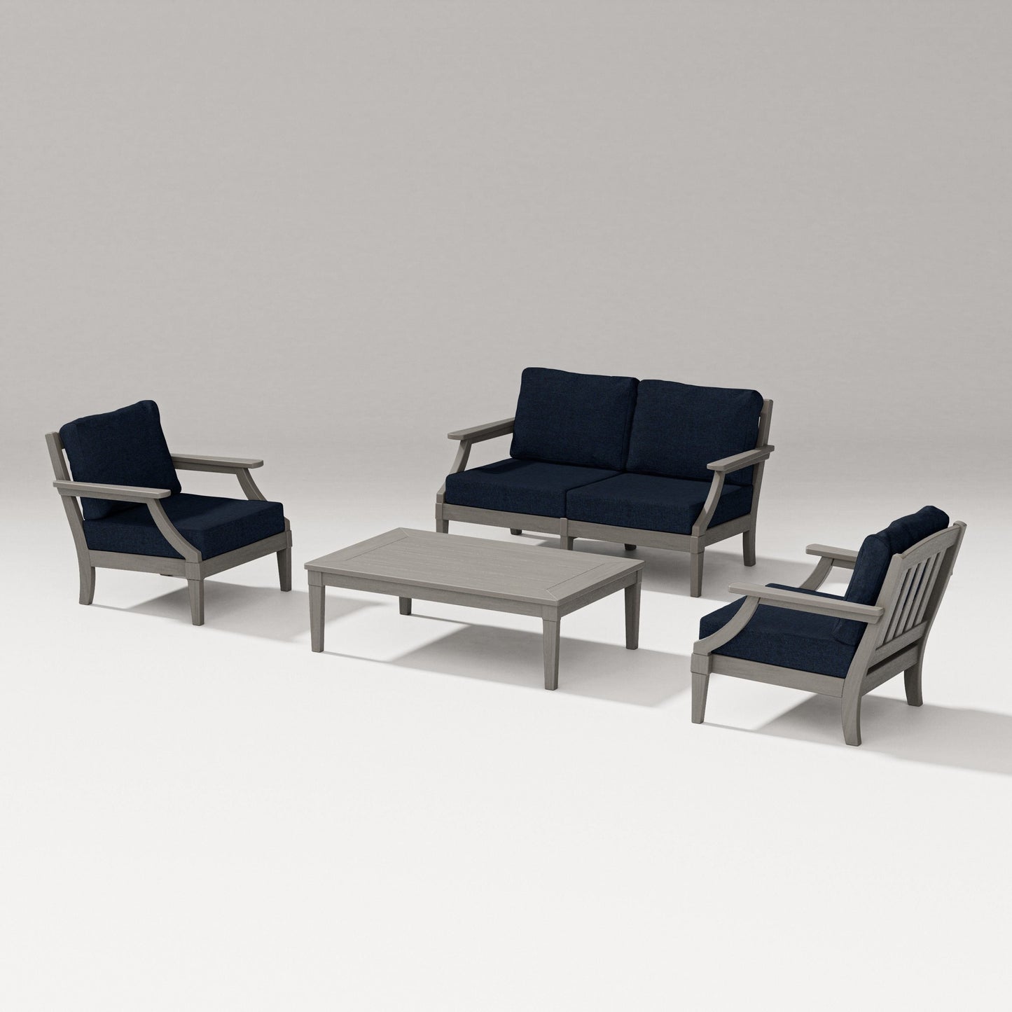 Estate Lounge 4-Piece Loveseat Set