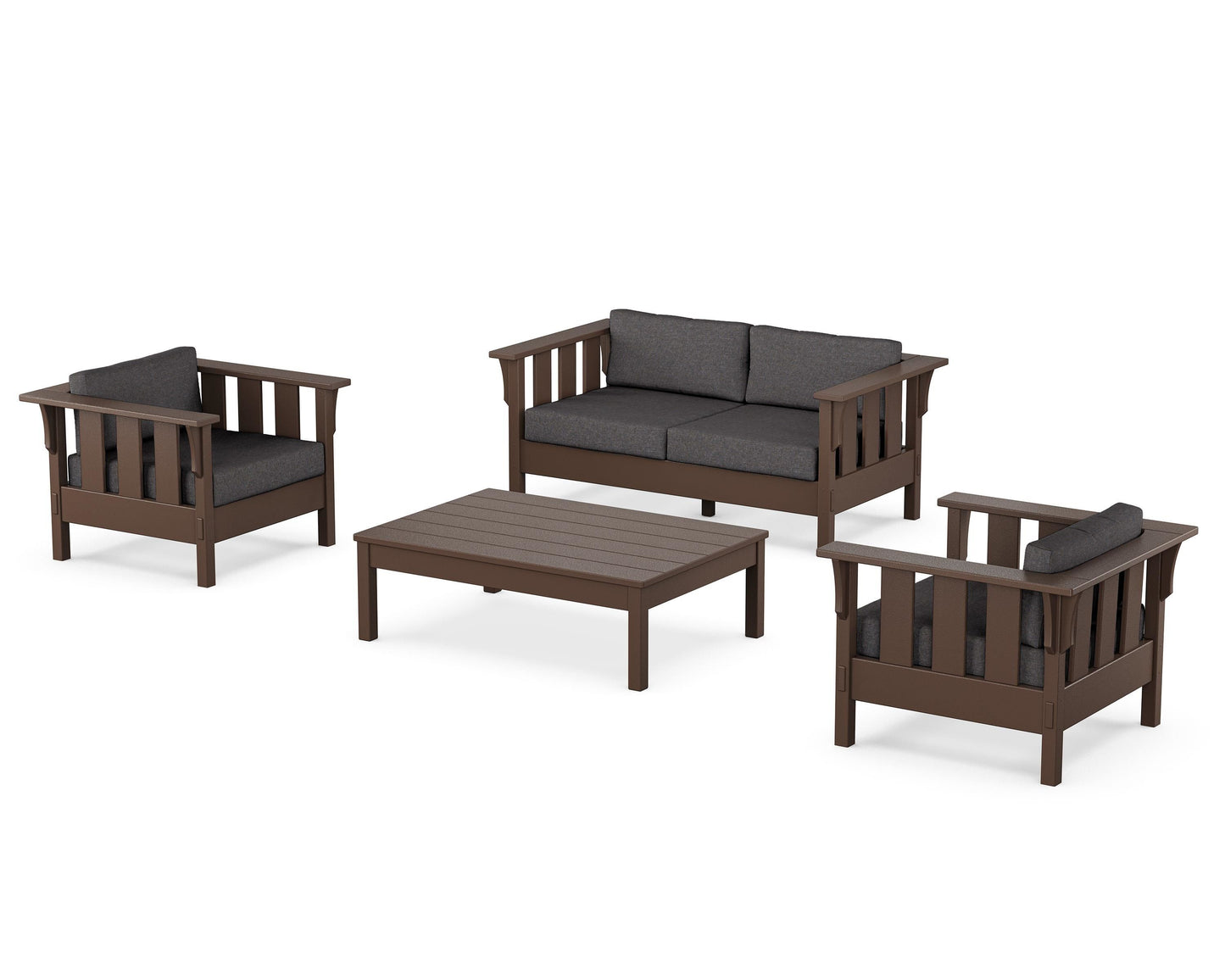 Acadia 4-Piece Deep Seating Set with Loveseat