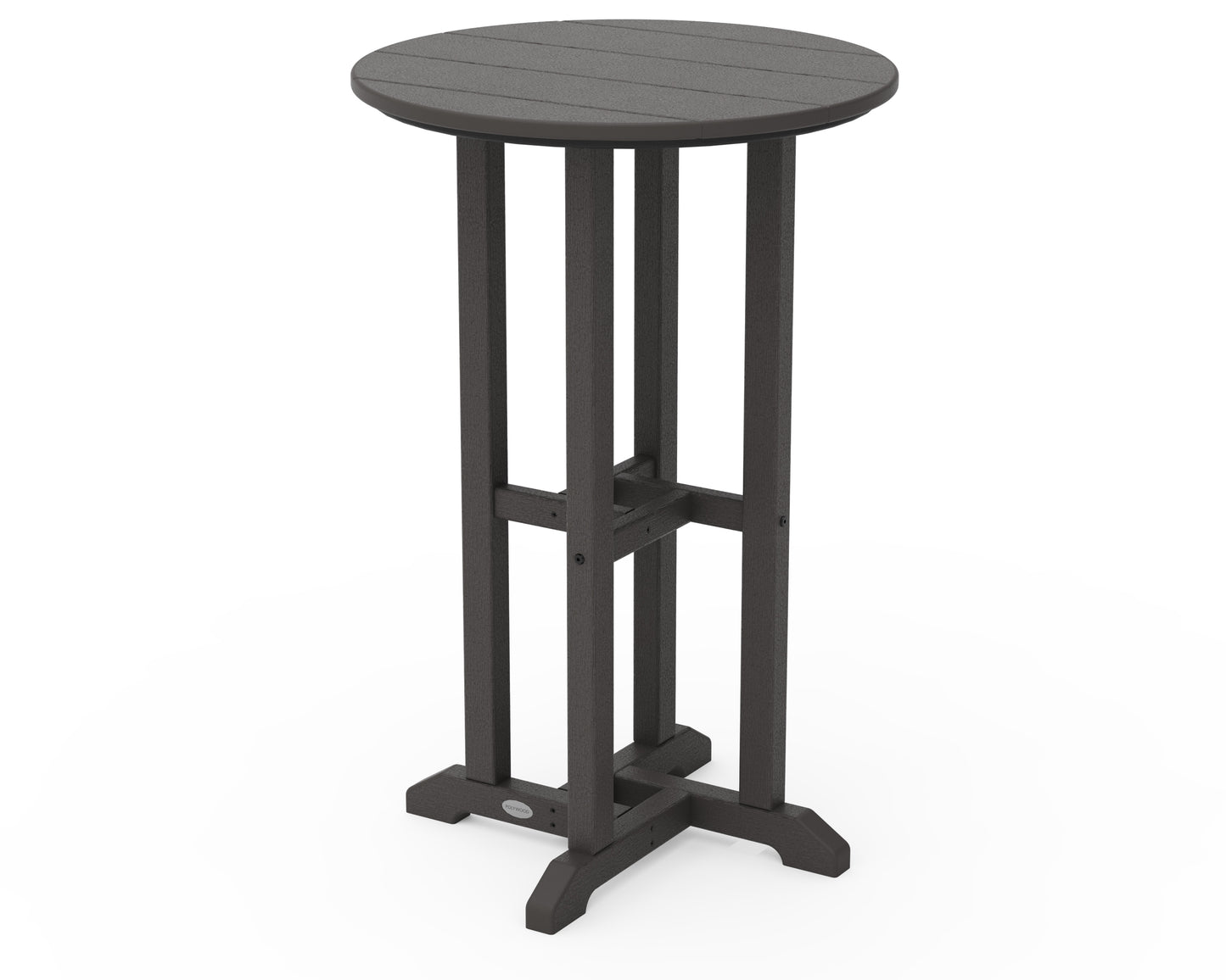 24" Round Farmhouse Counter Bistro Table