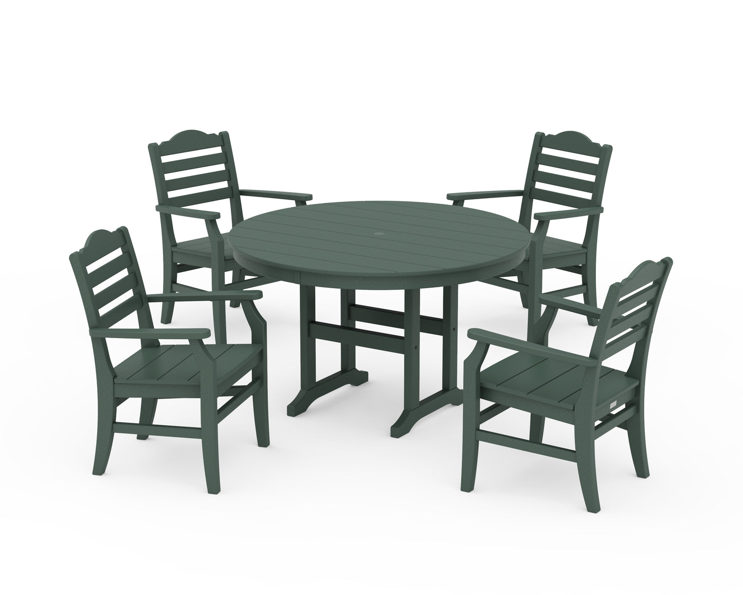 Savannah 5-Piece Round Farmhouse Dining Set