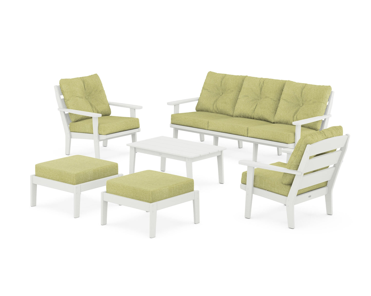 Lakeside 6-Piece Lounge Sofa Set