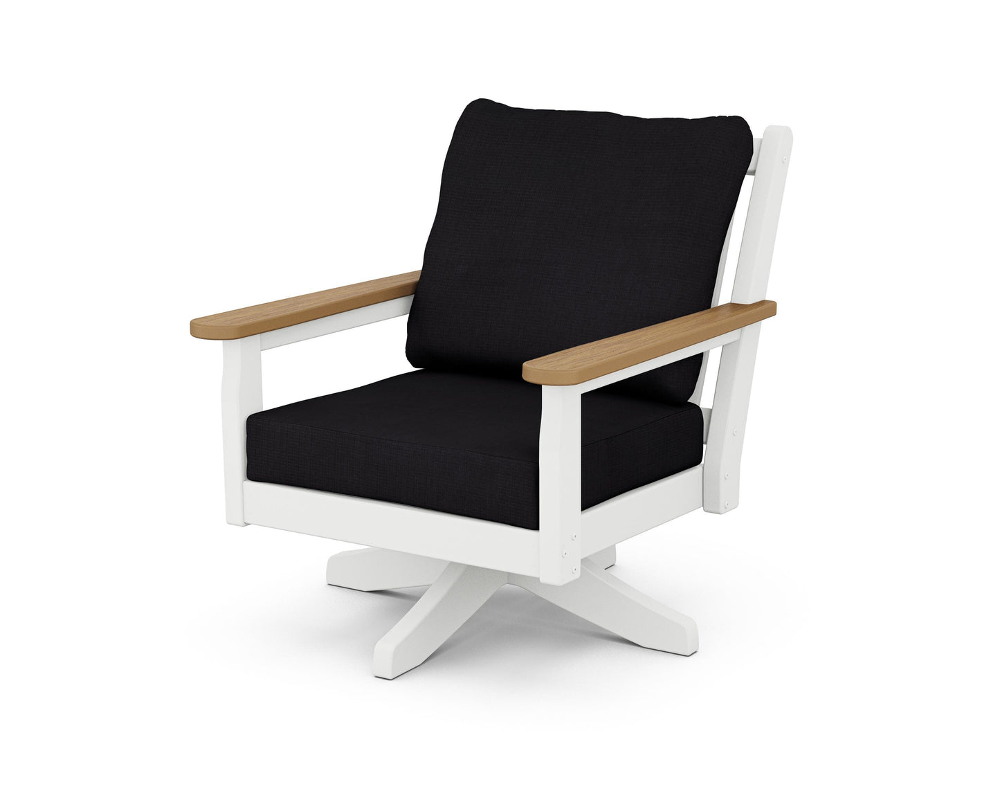 Chippendale Deep Seating Swivel Chair