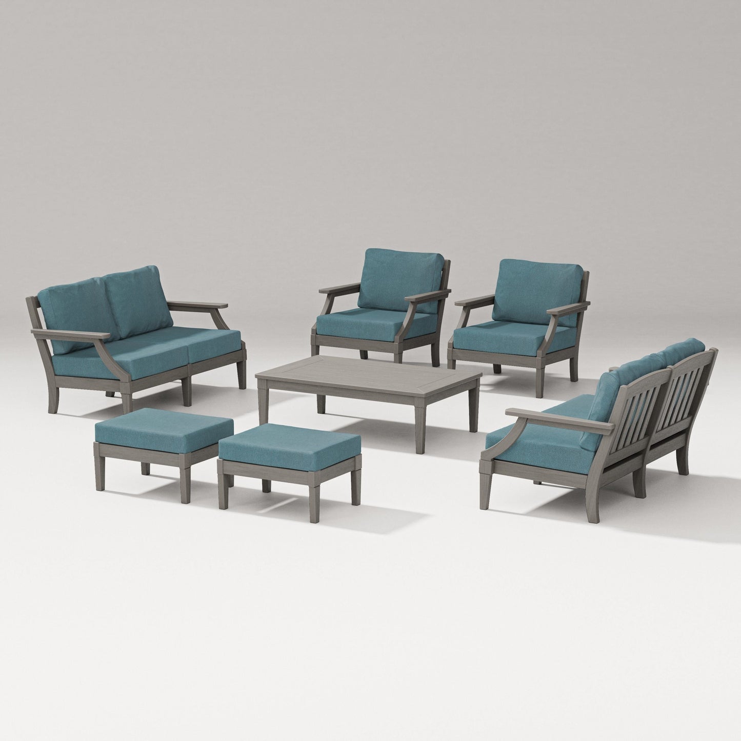 Estate 7-Piece Lounge Loveseat Set
