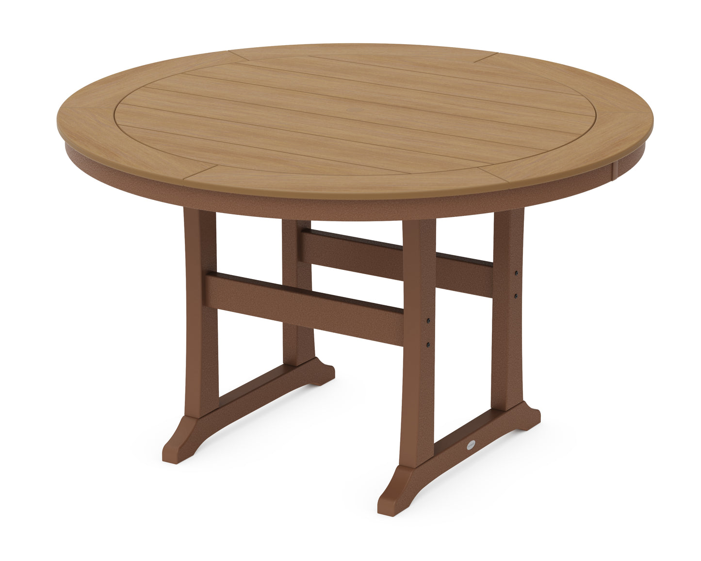 Nautical Trestle 60" Round Counter Table
