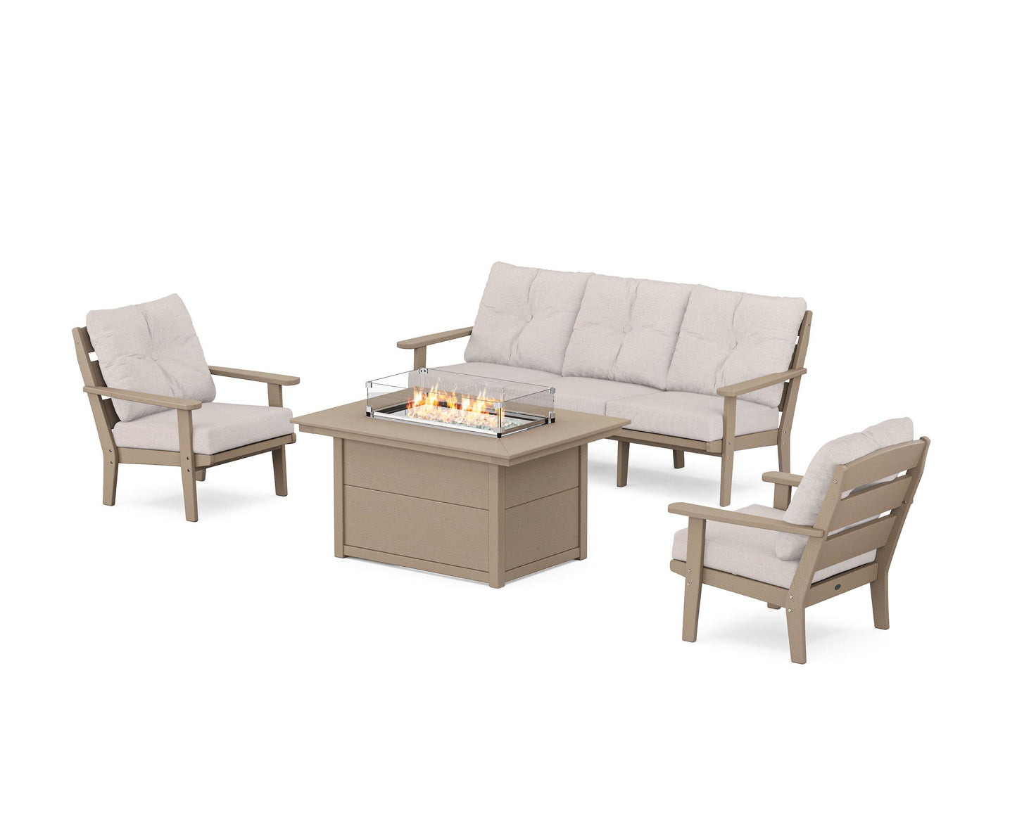 Lakeside Deep Seating Fire Pit Table Set