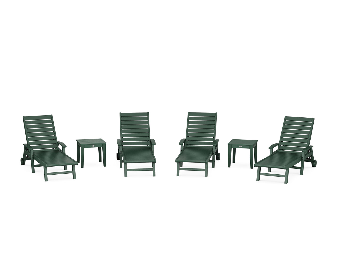 Signature Chaise 6-Piece Set with Wheels
