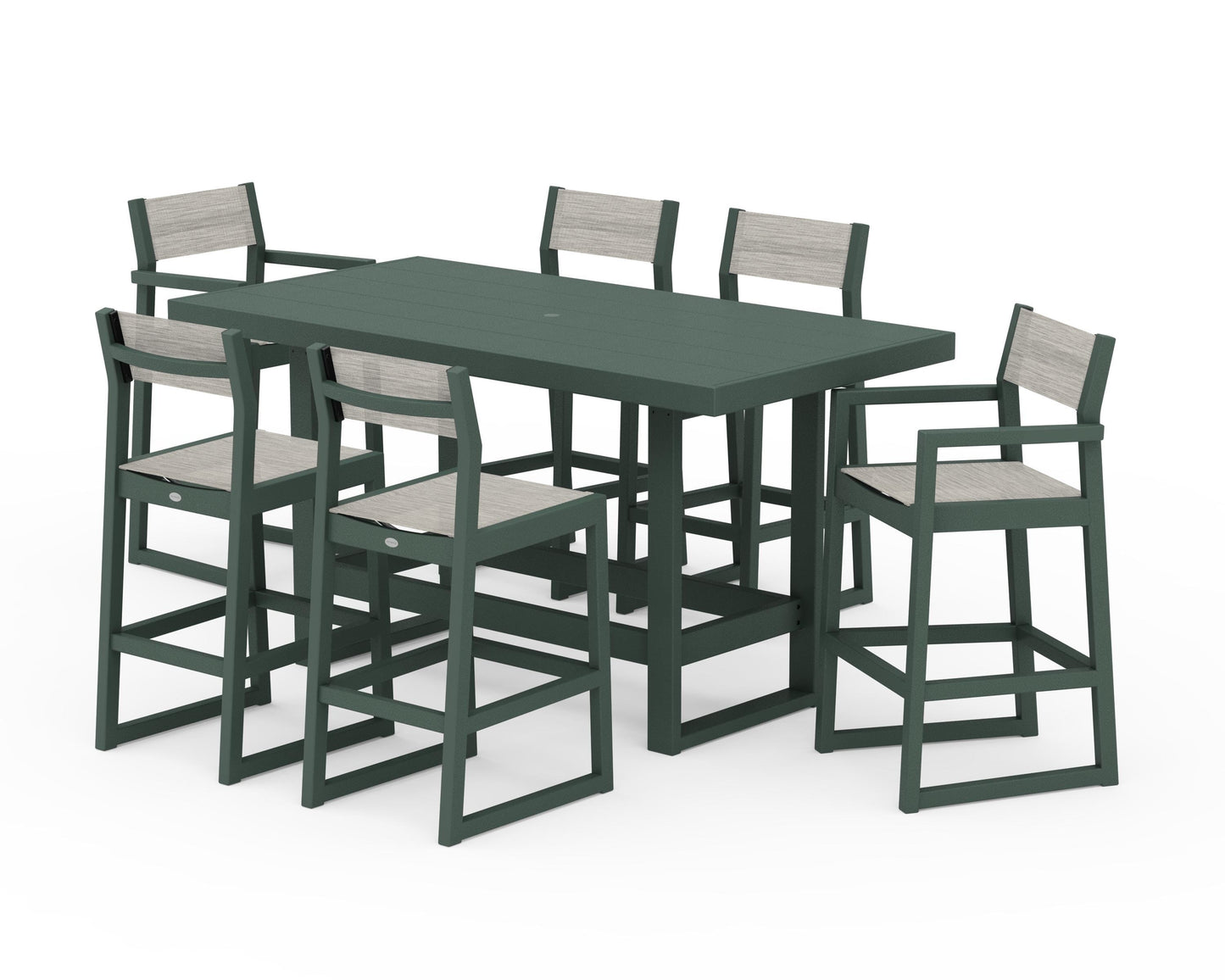 EDGE Sling 7-Piece Bar Table Set