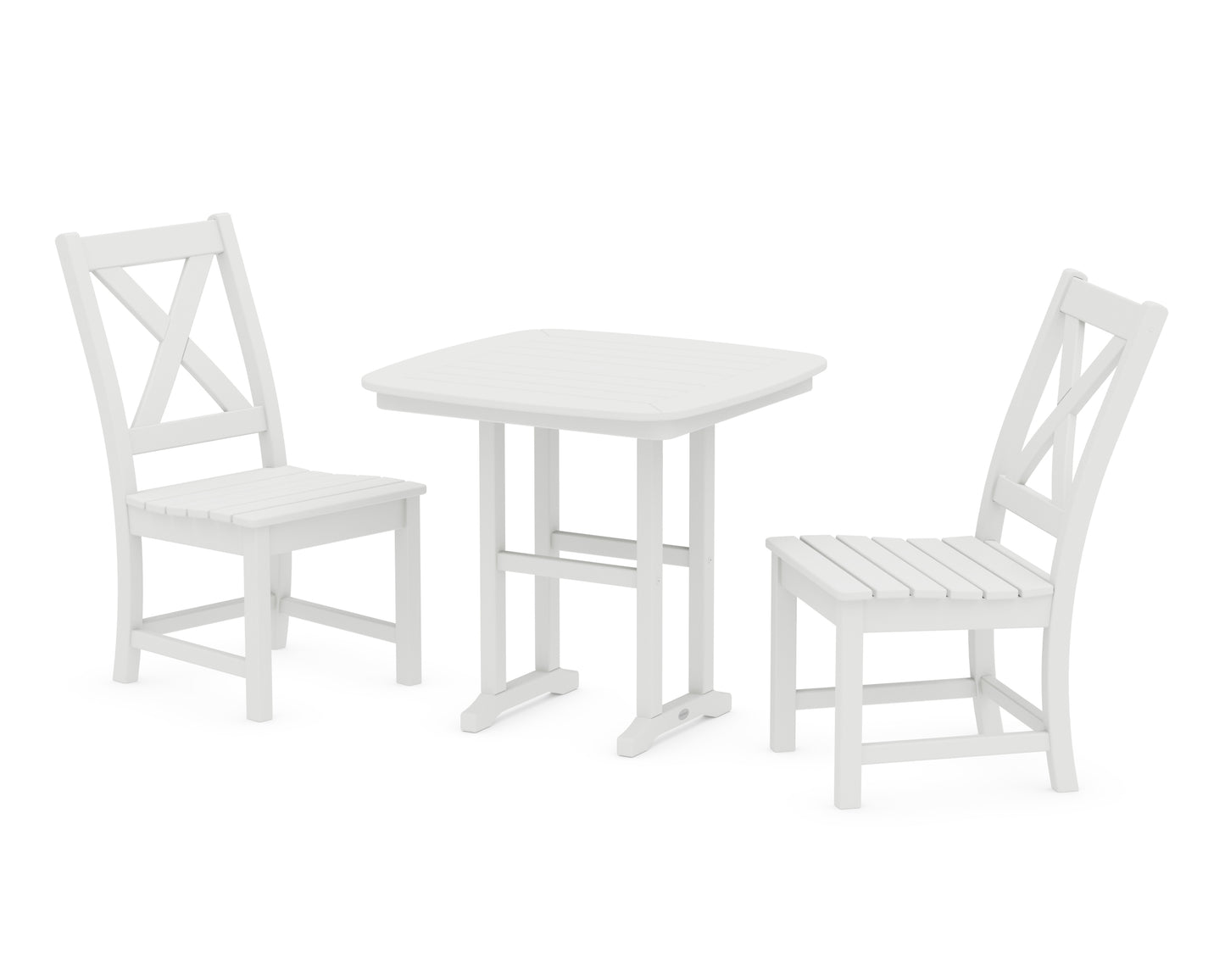 Braxton Side Chair 3-Piece Dining Set