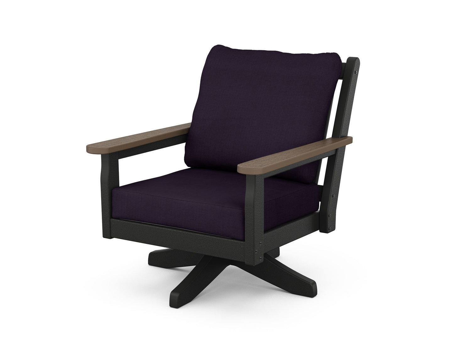 Chippendale Deep Seating Swivel Chair