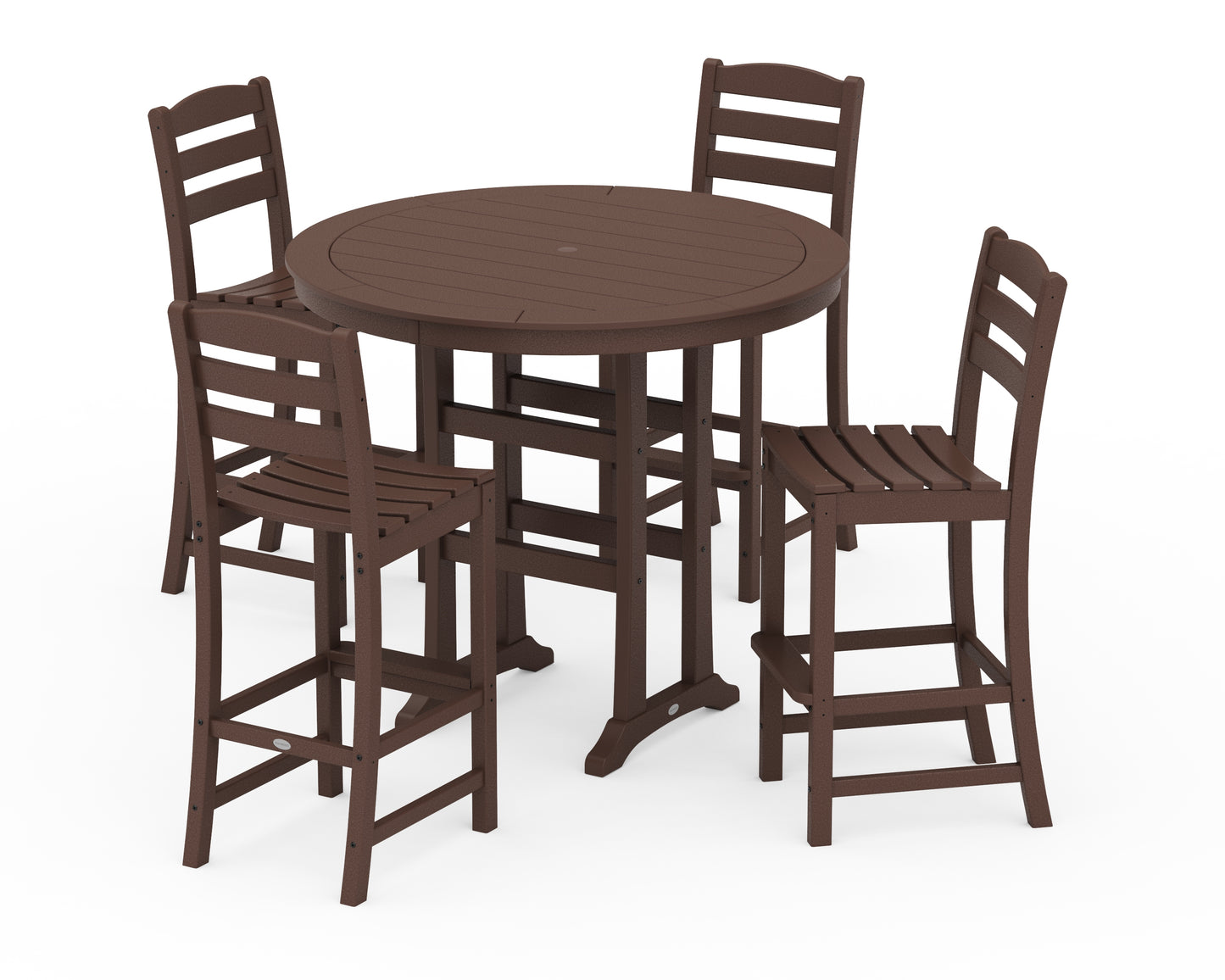 La Casa CafÃ© 5-Piece Side Chair Bar Dining Set