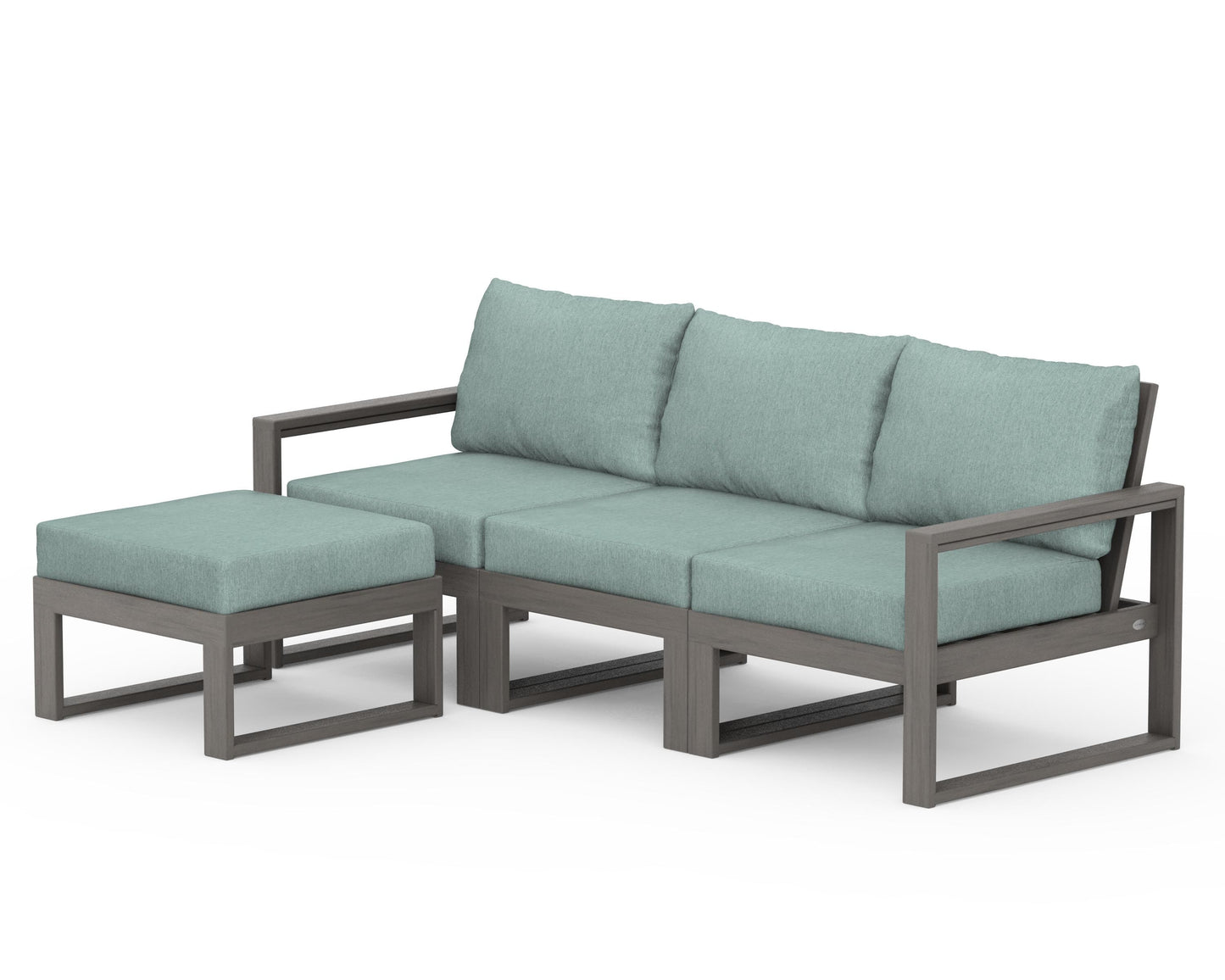 EDGE 4-Piece Modular Deep Seating Set with Ottoman