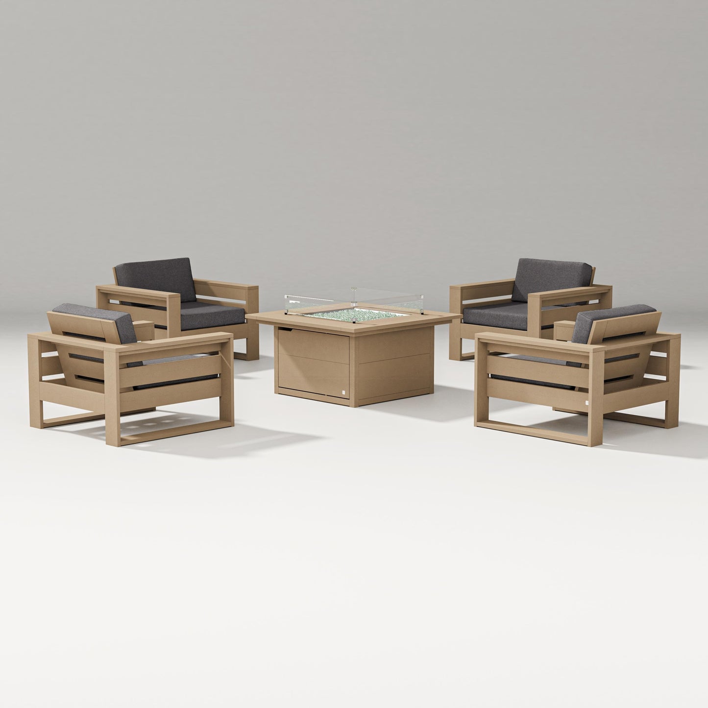 Latitude 5-Piece Lounge Fire Table Set