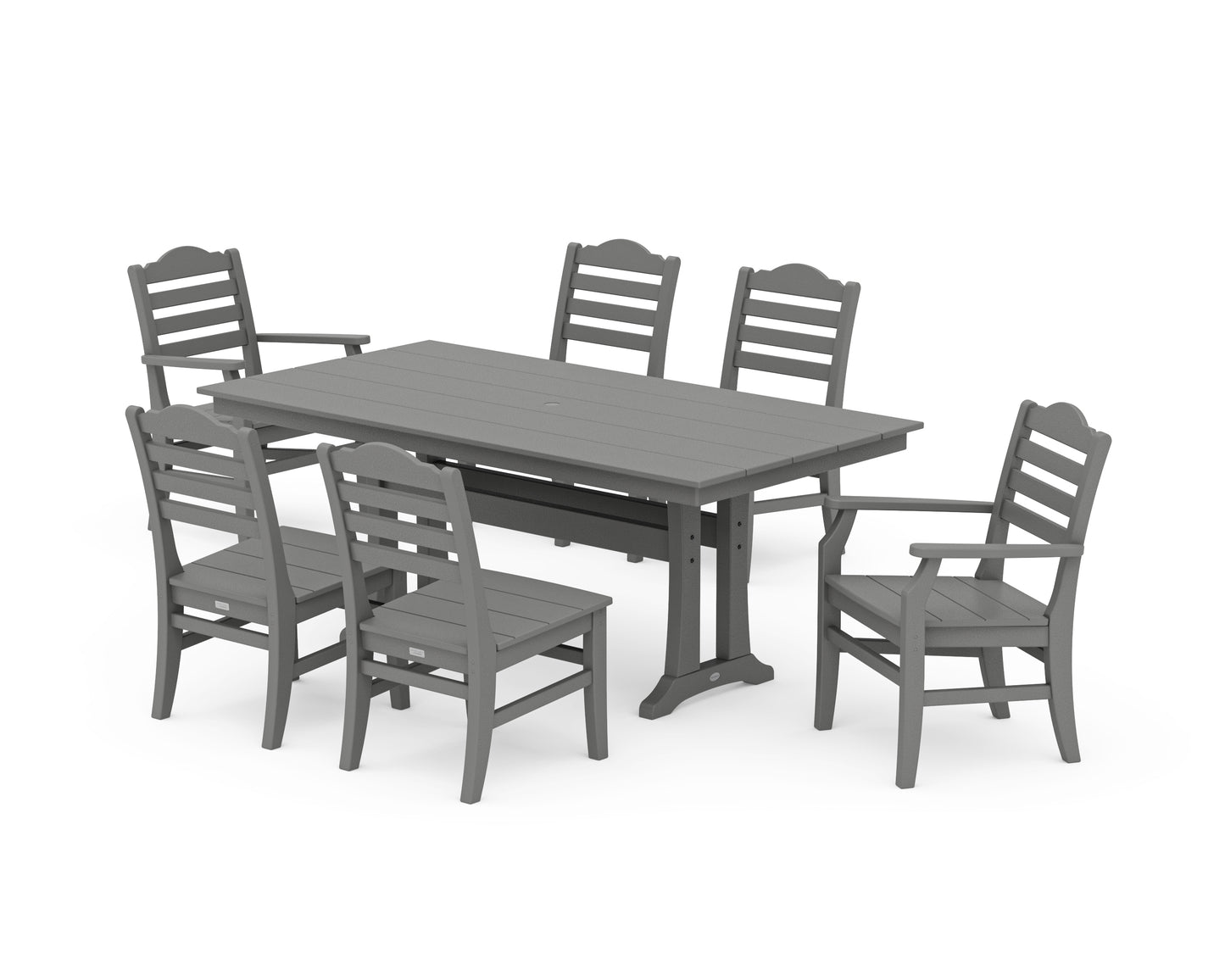 Savannah 7-Piece Farmhouse Dining Set with Trestle Legs