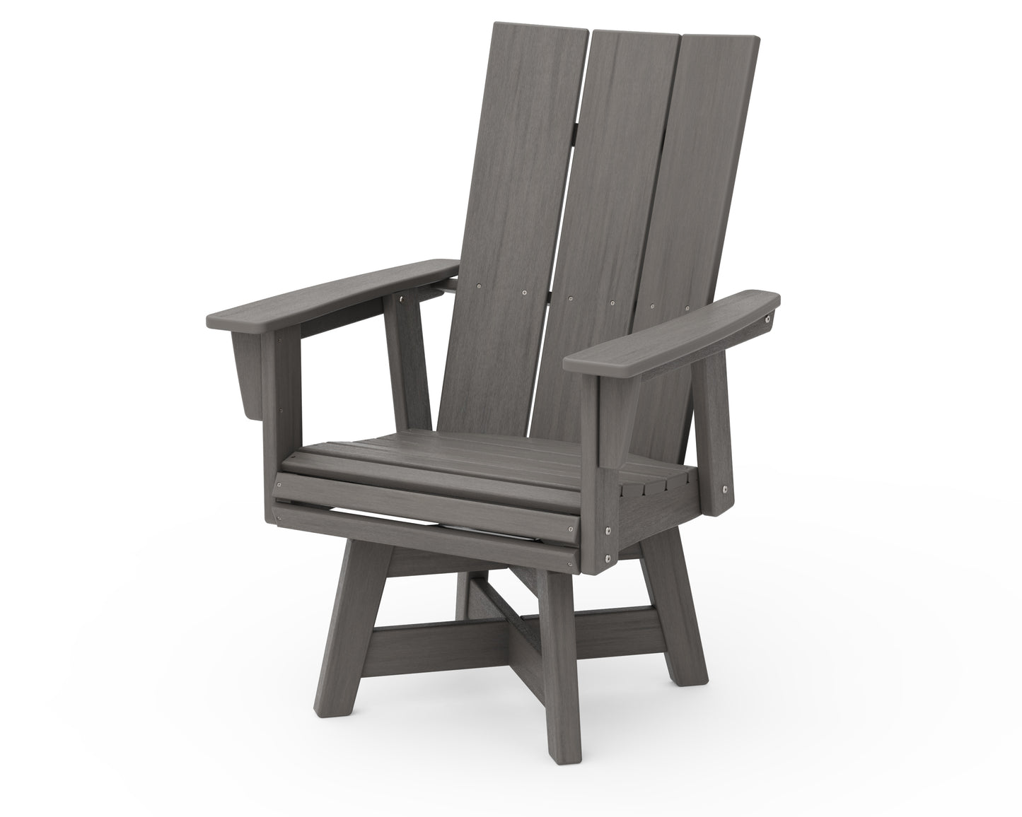 Modern Curveback Adirondack Swivel Dining Chair