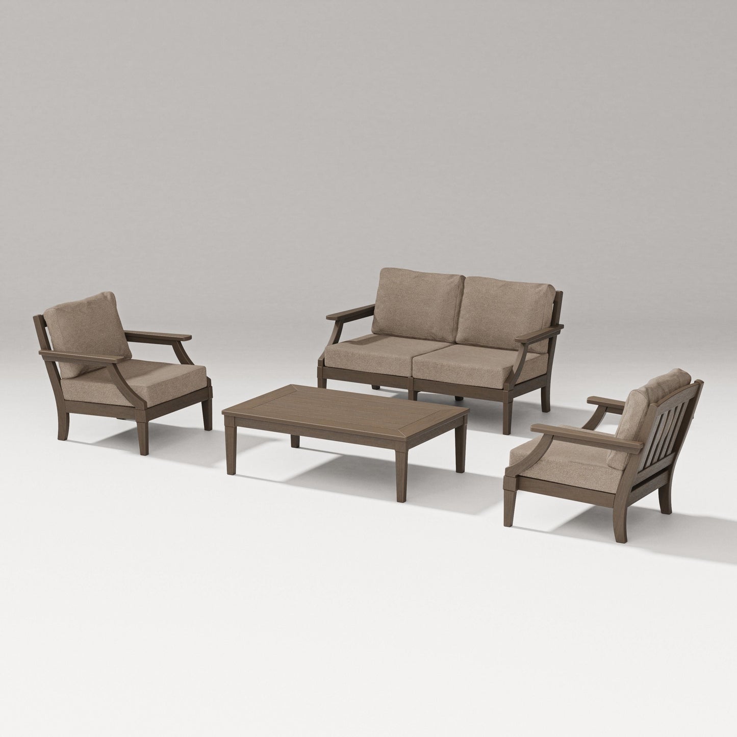 Estate Lounge 4-Piece Loveseat Set