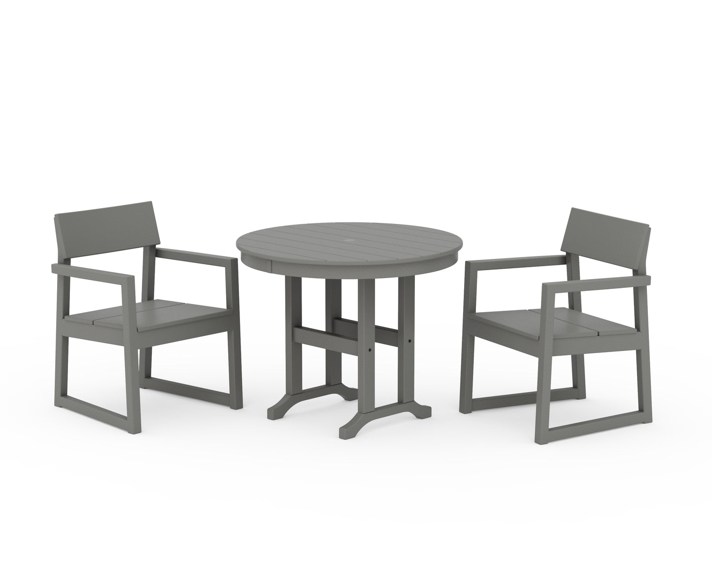 EDGE 3-Piece Round Dining Set