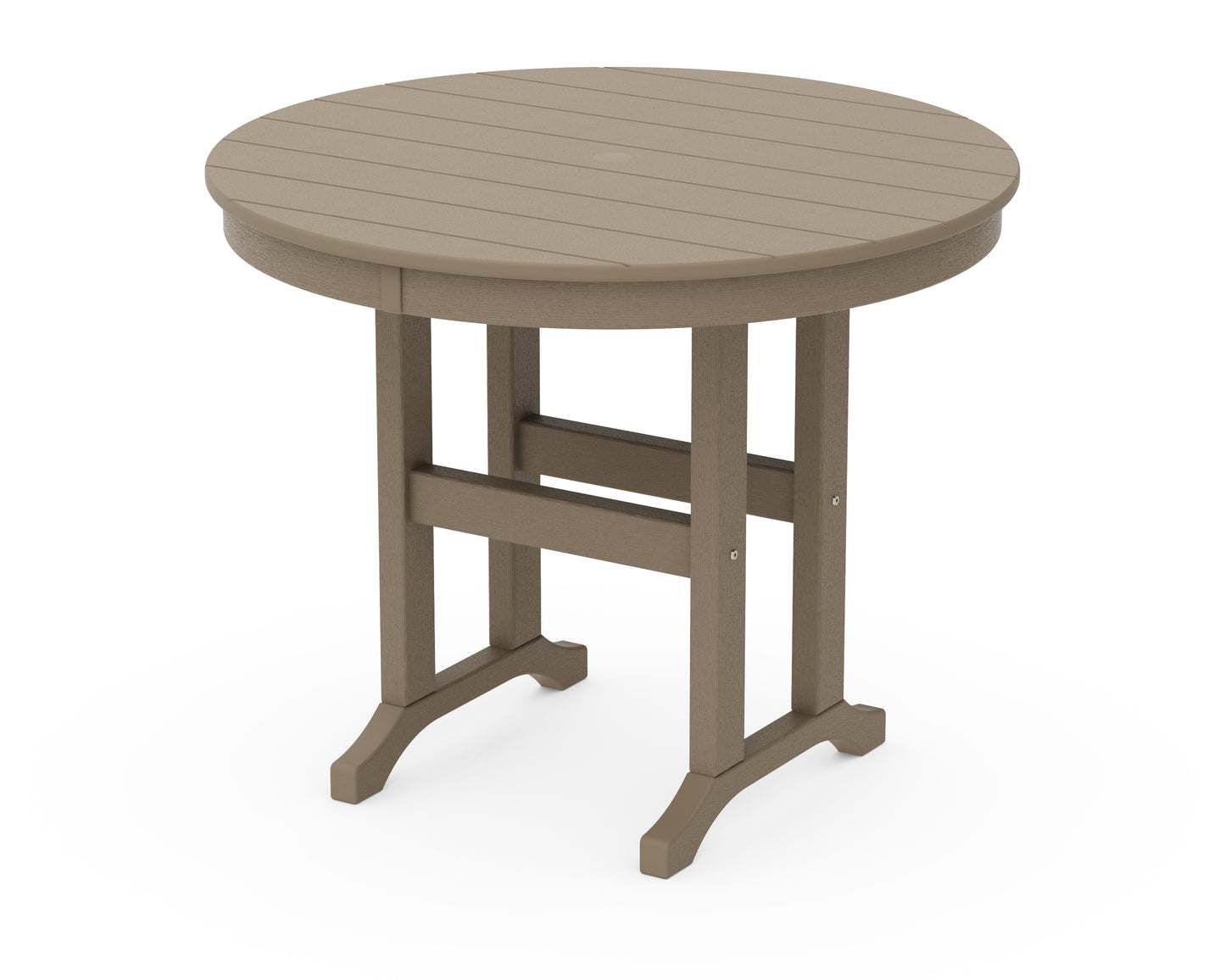 36" Round Farmhouse Dining Table