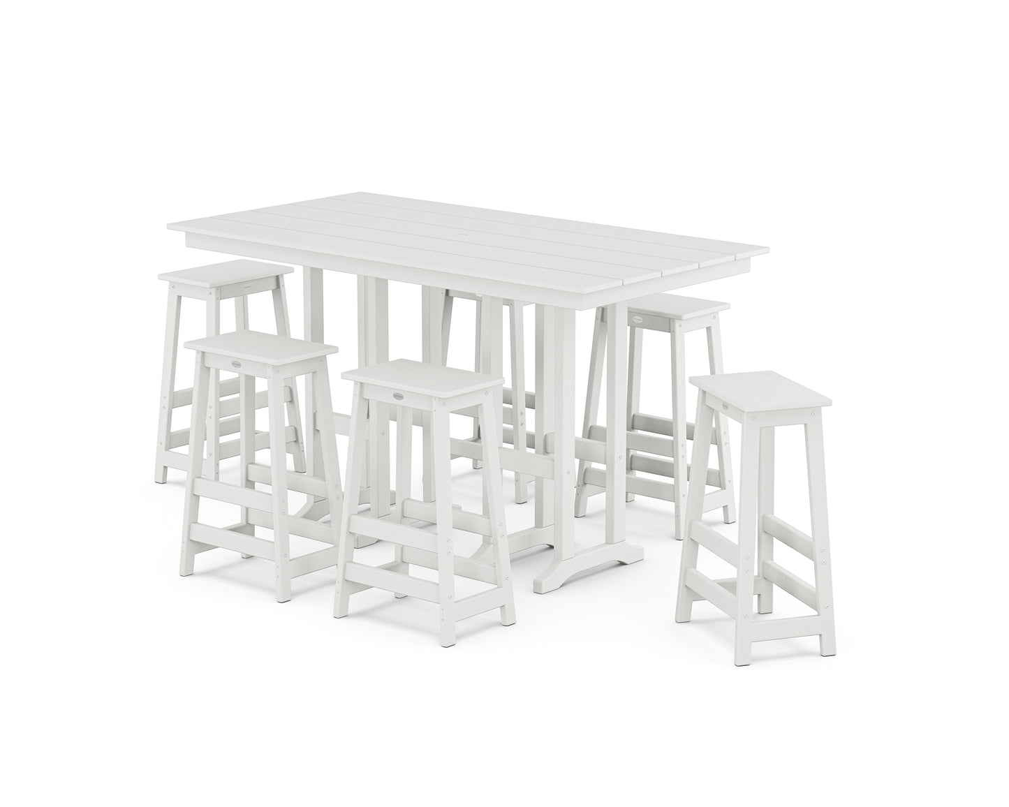 Modern Studio Bar Stool 7-Piece Set
