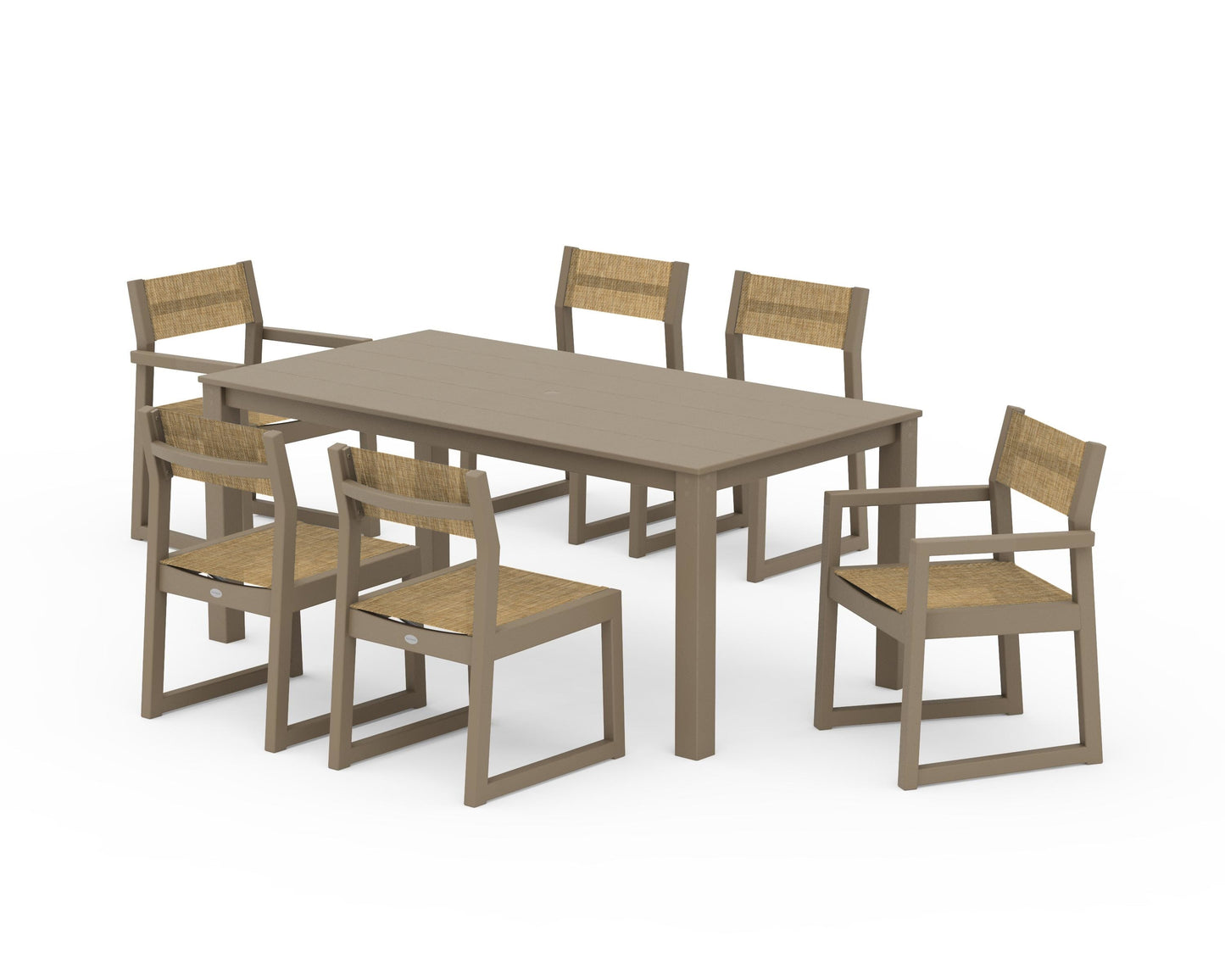 EDGE Sling 7-Piece Parsons Dining Set