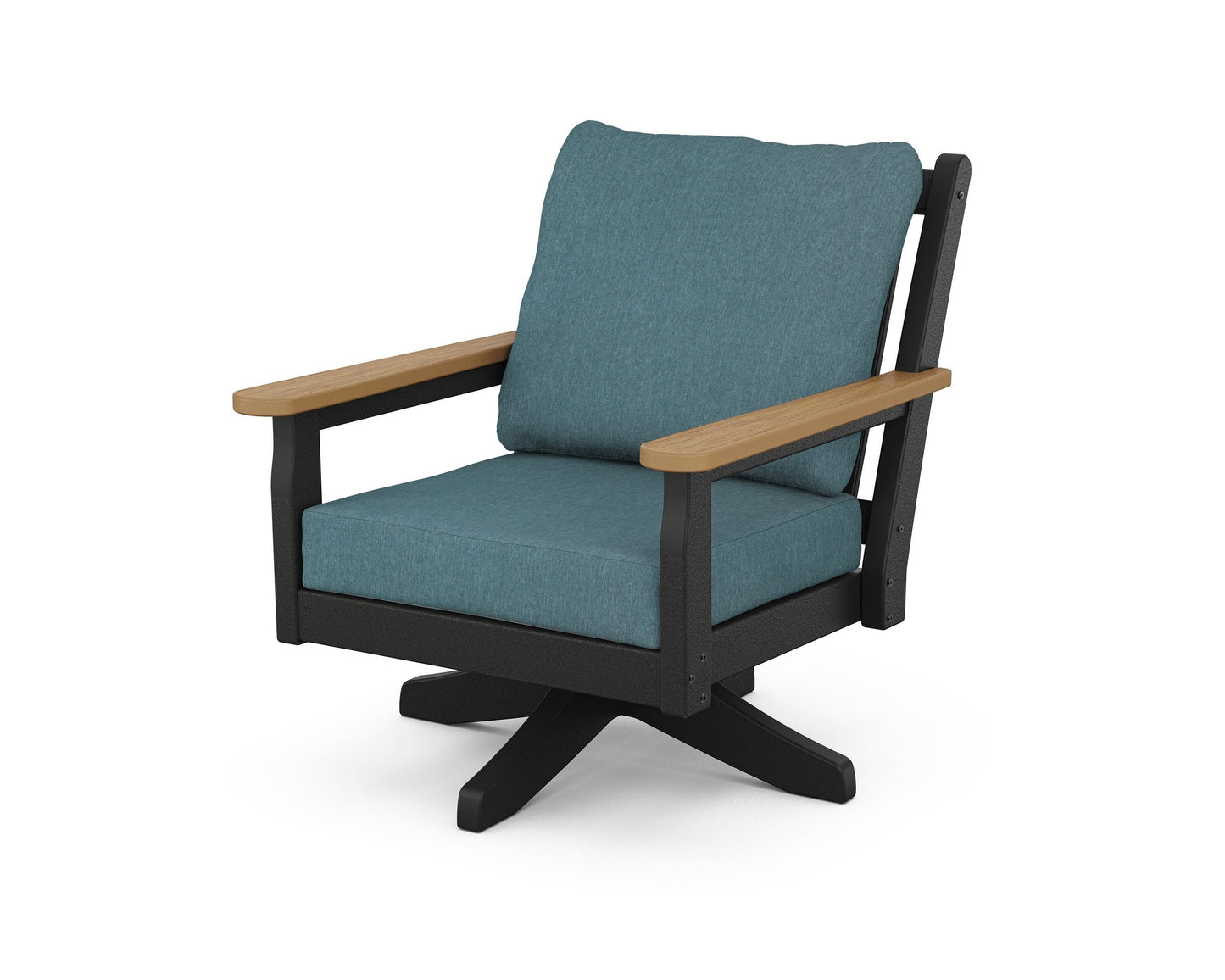 Chippendale Deep Seating Swivel Chair