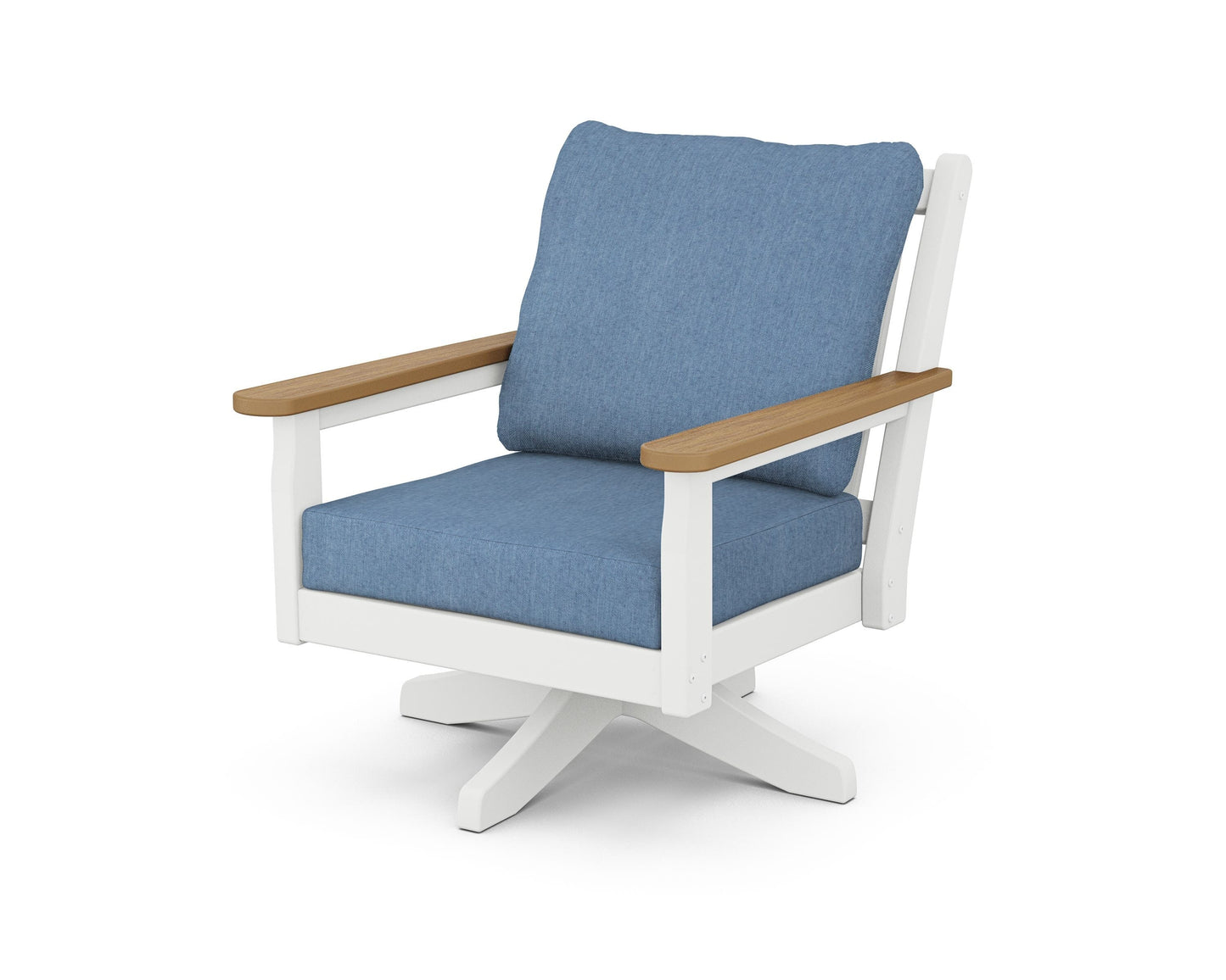 Chippendale Deep Seating Swivel Chair