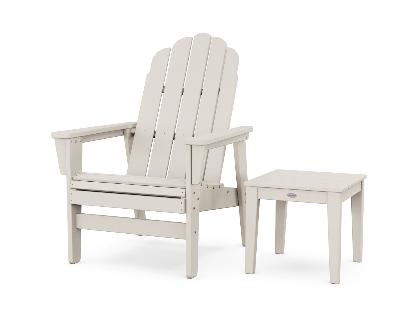 Vineyard Grand Upright Adirondack Chair with Side Table